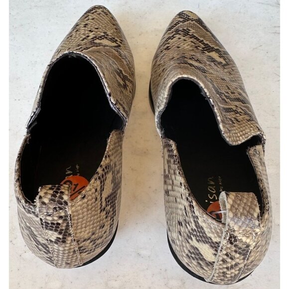 Artisan by Zigi Adal Snake Print Leather Shoe Boots Women's Size 9.5M - Picture 3 of 14